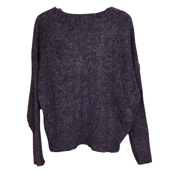Abound Womens XS Sweater Purple V-Neck Long Sleeve Ribbed Hem Soft Knit NWT - Picture 13 of 16